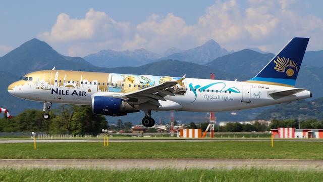 SU-BQM:Airbus A320-200:Nile Air